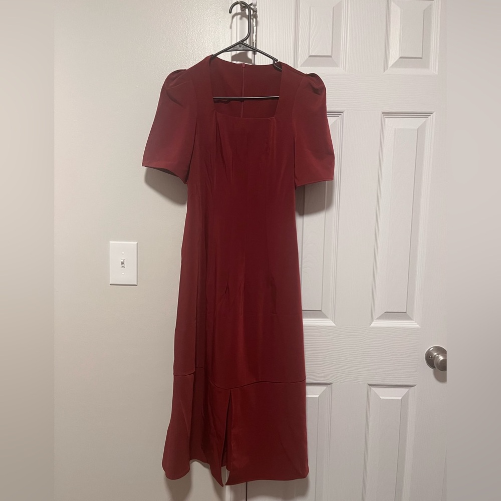 Elegant Red Women's Dress